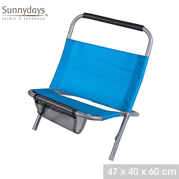 Sunnydays Campingstuhl Strandstuhl Klappstuhl Strandliegestuhl LE günstig online kaufen