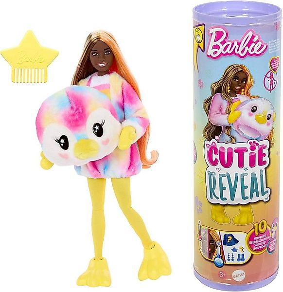 Barbie Anziehpuppe Barbie Cutie Reveal Puppe und Accessoires Batik-Pinguin- günstig online kaufen