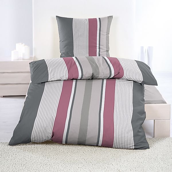Casa Colori Bettwäsche Renforce Ganzjahres Bettgarnitur günstig online kaufen
