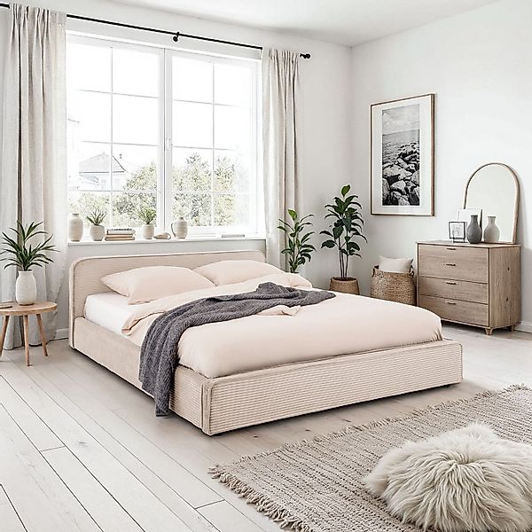 IDIMEX Polsterbett CURSIO, Doppelbett 140x200 cm günstig online kaufen