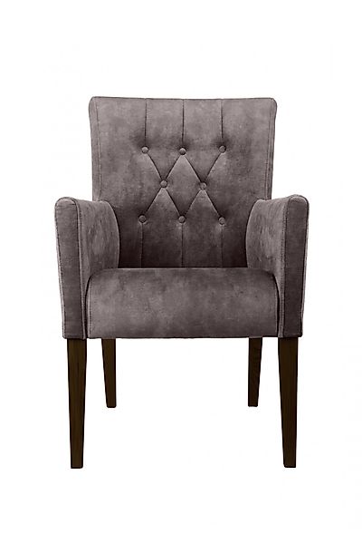 Home affaire Armlehnstuhl »Cortega Esszimmerstuhl mit Knopfheftung« () 1 St günstig online kaufen