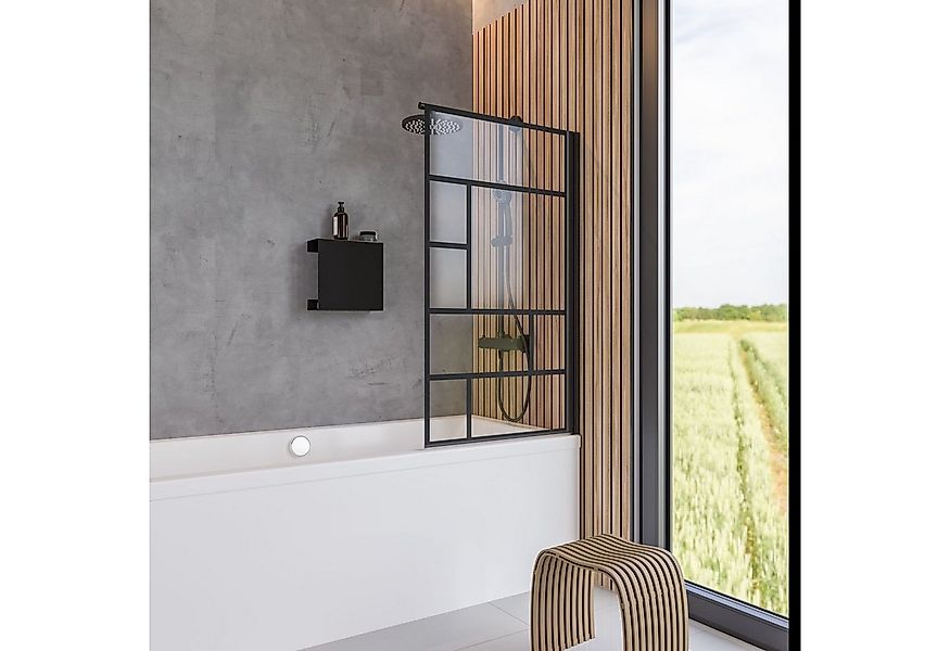 Schulte Badewannenfaltwand Duschwand für Badewanne, Dekor Atelier 1, Sicher günstig online kaufen