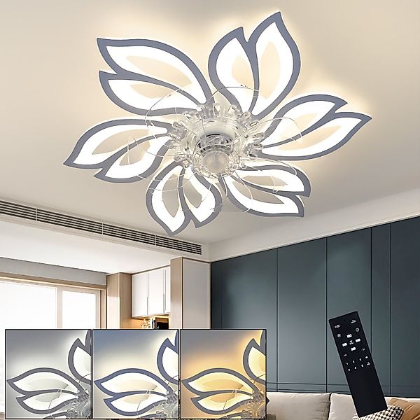 Nettlife Deckenventilator mit Licht und Fernbedienung günstig online kaufen