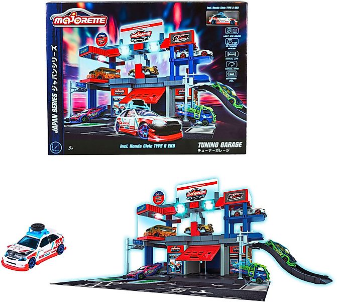 majORETTE Spiel-Parkgarage Japan Series Tuning Garage, günstig online kaufen