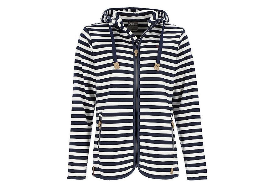 modAS Fleecejacke 40414 Damen Jacke Fleece mit Blockstreifen - Gestreifte J günstig online kaufen