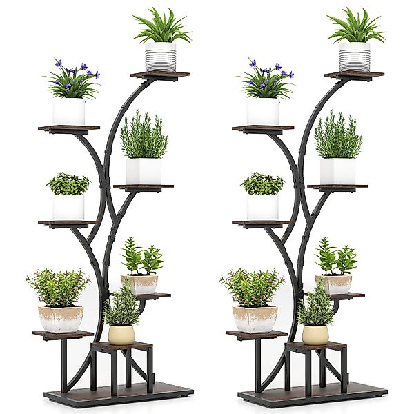 COSTWAY Blumenständer (2 St), Pflanzenständer mit günstig online kaufen
