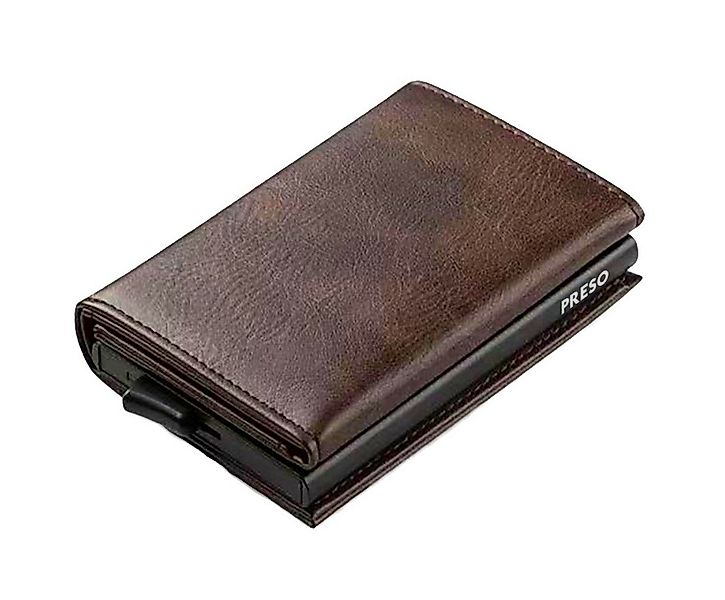 PRESO BAG Geldbörse Herren Geldbörse Echt Leder, Geldbeutel, Kreditkartenet günstig online kaufen