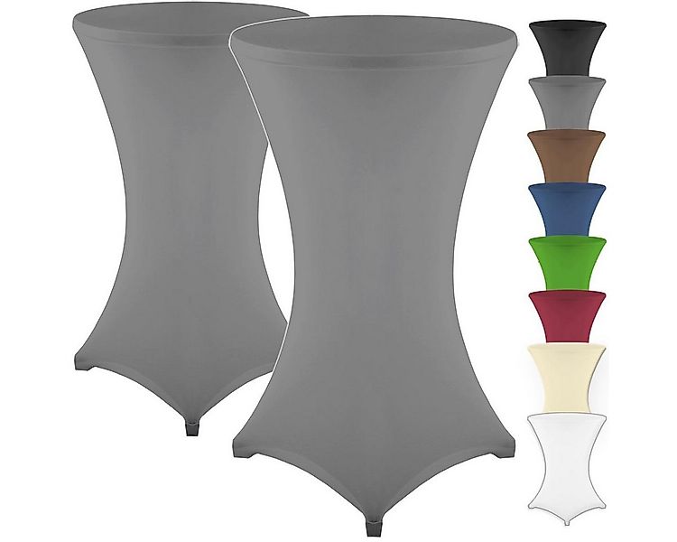 Gräfenstayn Stehtischhusse 2er Set Stretchbezug Stehtisch Hussen, Elegante günstig online kaufen