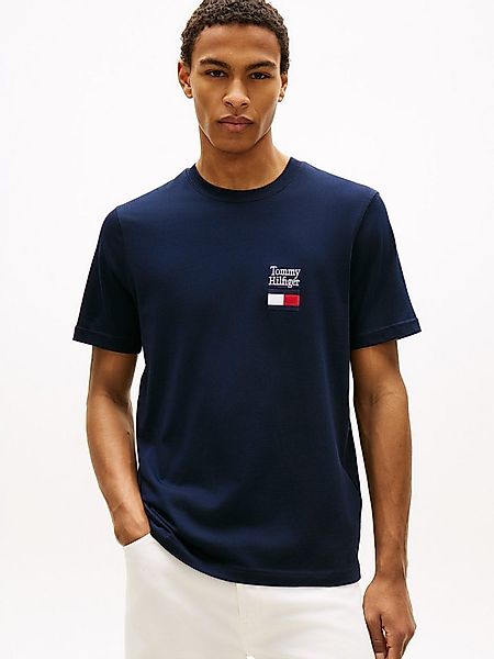 Tommy Hilfiger T-Shirt BRAND LOVE TEXT STACK Regular fit mit Rundhalsaussch günstig online kaufen