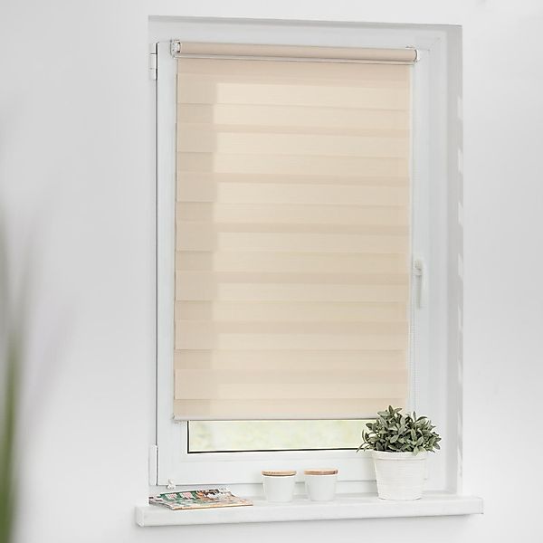 LICHTBLICK ORIGINAL Doppelrollo »Duo Rollo Klemmfix, ohne Bohren, verspannt günstig online kaufen