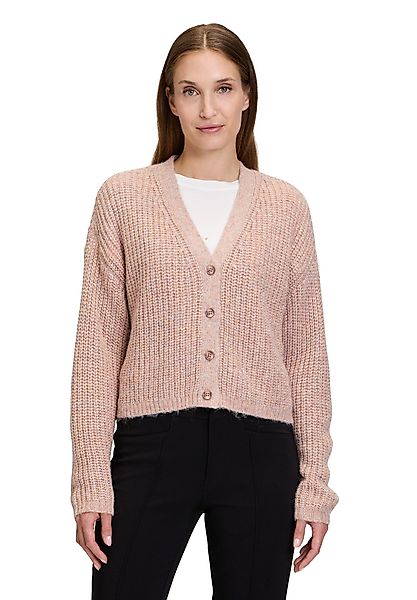 Cartoon Strickjacke Cartoon Strick-Cardigan mit V-Ausschnitt günstig online kaufen