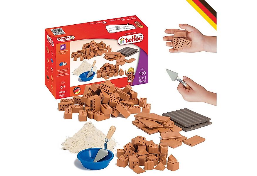 teifoc Kreativset Steinbaukasten, (Montessori Spielzeug, 100 St., Bastelset günstig online kaufen