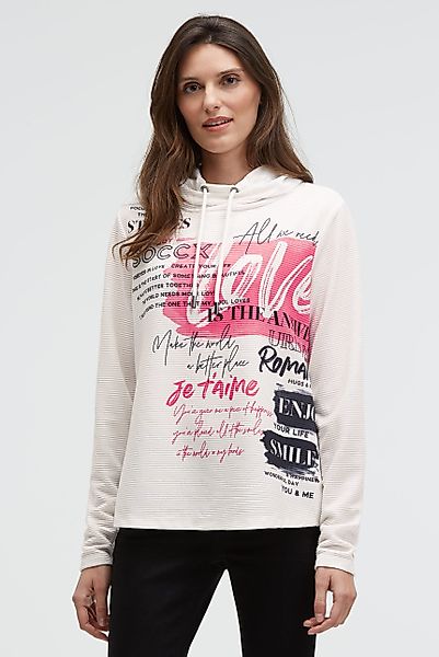 SOCCX Sweater mit Seitenschlitze günstig online kaufen