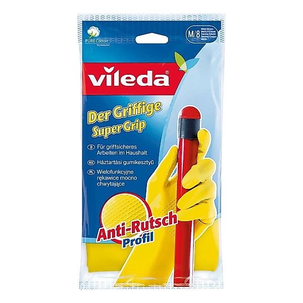 Vileda Latexhandschuhe Der Griffige mit Noppenprofil, günstig online kaufen