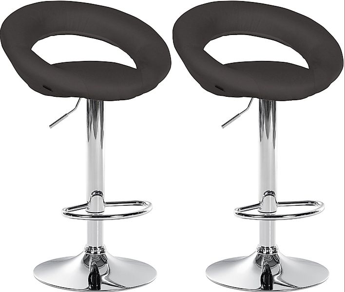 CLP Barhocker Olinda Stoff (2er Set, günstig online kaufen