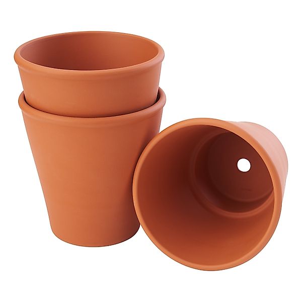 VBS Blumentopf Terrakotta, 3 Stück günstig online kaufen