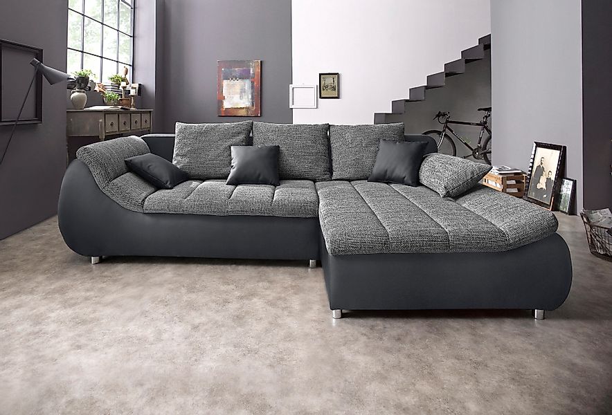 INOSIGN Ecksofa Imola elegant und bequem, günstig online kaufen
