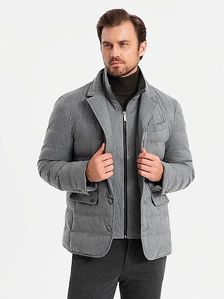 OMBRE Steppjacke Herrenjacke in Sakkoschnitt und günstig online kaufen