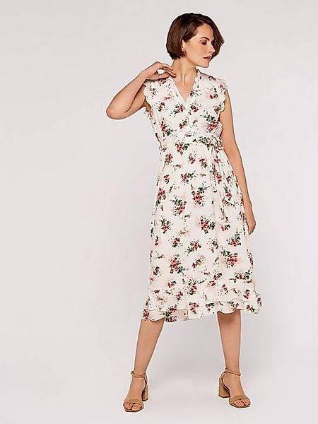 Apricot Midikleid Midikleid, (2-tlg., Stoffgürtel) mit günstig online kaufen
