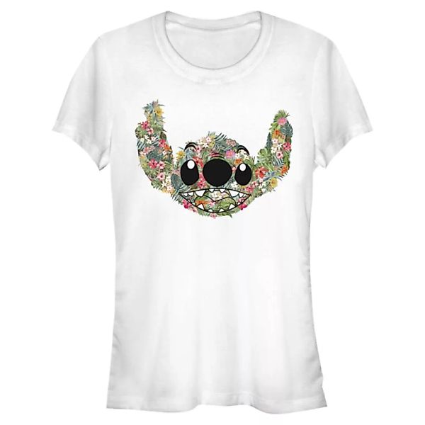 Disney - Lilo & Stitch - Stitch Floral - Frauen T-Shirt günstig online kaufen
