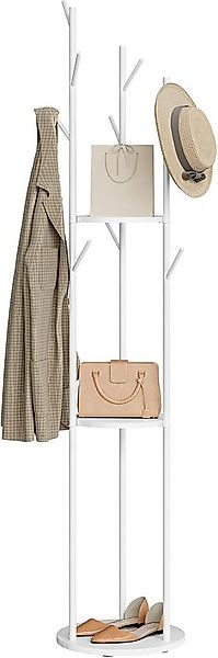 EUGAD Garderobenständer, (1 St), Baumform Kleiderständer mit 3 Ablagen Marm günstig online kaufen