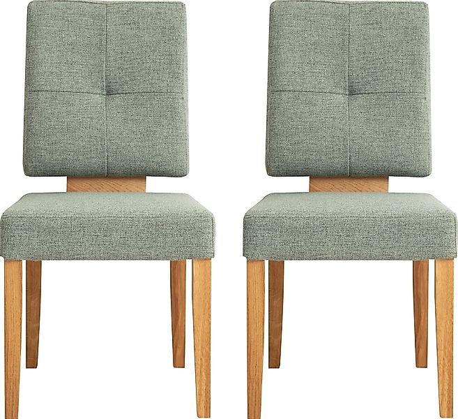 Home affaire Esszimmerstuhl »Ponza Polsterstuhl«, (Set), 2 St., Webstoff, G günstig online kaufen