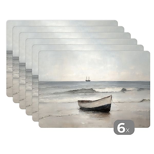 MuchoWow Platzset Ruderboot - Meer - günstig online kaufen