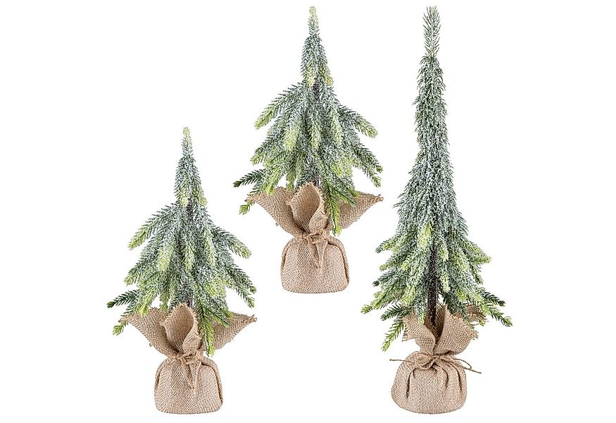 Winterliche Kunstpflanze Fichtenbäumchen, Creativ green, Höhe 53 cm, mit Ju günstig online kaufen