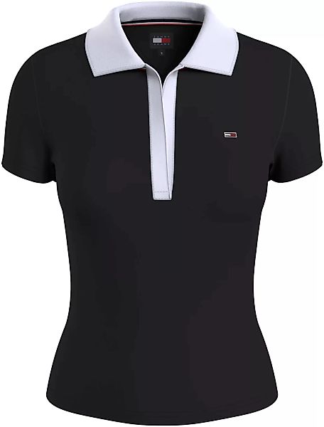 Tommy Jeans Poloshirt TJW SLIM CONTRAST V SS POLO EXT mit kontrastfarbenem günstig online kaufen