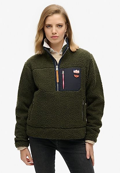 Superdry Fleecepullover VINTAGE RETRO HALF ZIP günstig online kaufen