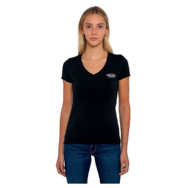 Pepe Jeans Bleu Kurzärmeliges T-shirt S Black günstig online kaufen