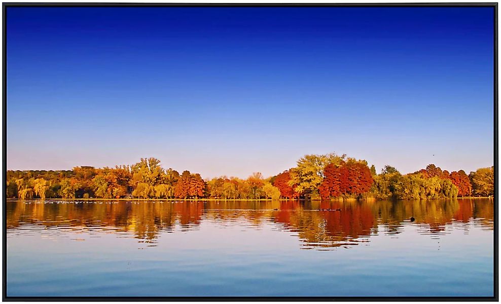 Papermoon Infrarotheizung »Herbstsee«, sehr angenehme Strahlungswärme günstig online kaufen