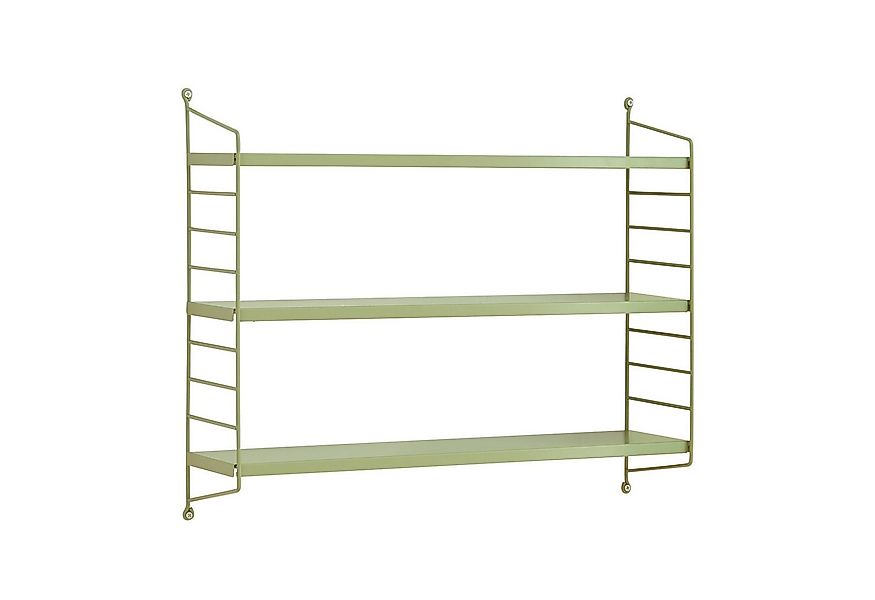 en.casa Wandregal, 1-tlg., »Strängnäs« Olivgrün, matt günstig online kaufen