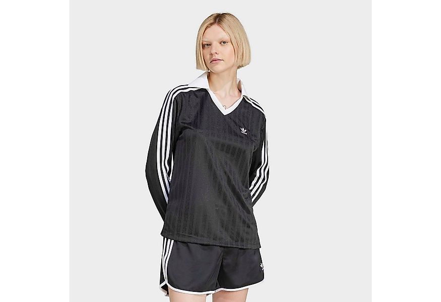adidas Originals Poloshirt V-NECK LS TEE sportlicher Stil, Kurzarm, glattes günstig online kaufen
