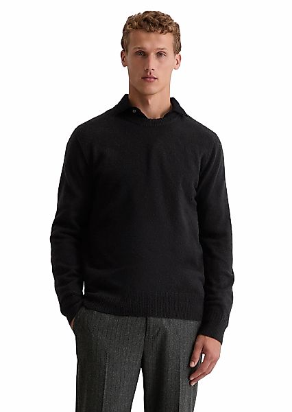 Marc OPolo Rundhalspullover "aus strukturiertem Wolle-Mix" günstig online kaufen