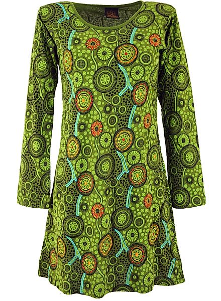 Guru-Shop Midikleid Hippie Minikleid Boho chic, günstig online kaufen