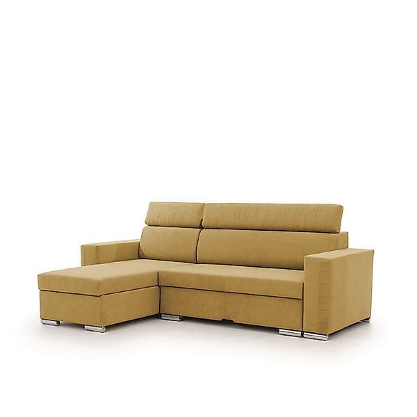 Fun Möbel Ecksofa Schlafsofa Sofa CANTON in Stoff, Ottomane Rechts oder Lin günstig online kaufen