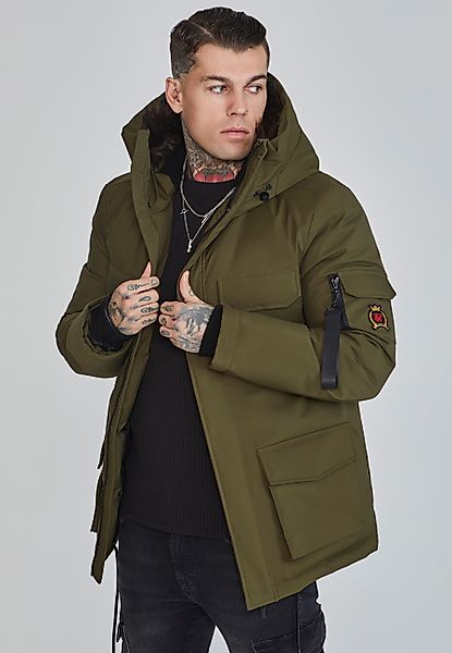 Siksilk Parka SikSilk Herren Grüner Parka günstig online kaufen