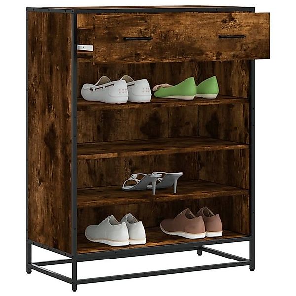 vidaXL Schuhschrank Schuhschrank Räuchereiche 75x38x97,5 cm Holzwerkstoff M günstig online kaufen