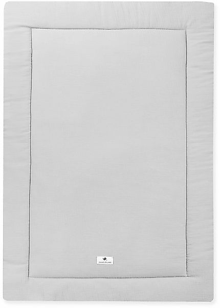 Julius Zöllner Krabbeldecke "Musselin, grau" Made in Germany günstig online kaufen