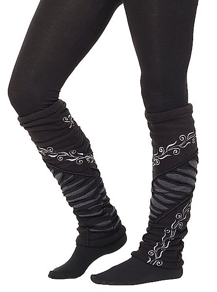 PUREWONDER Beinstulpen Stulpen Beinstulpen Patchwork für Damen, Beinwärmer günstig online kaufen
