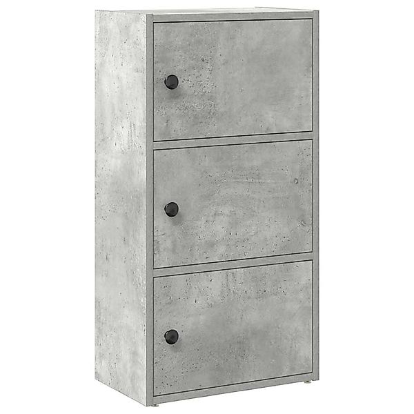 vidaXL Bücherregal Bücherregal Betongrau 40x24x77 cm günstig online kaufen