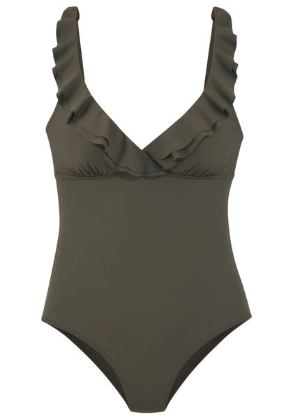 JETTE Badeanzug mit eleganter Rüsche und günstig online kaufen