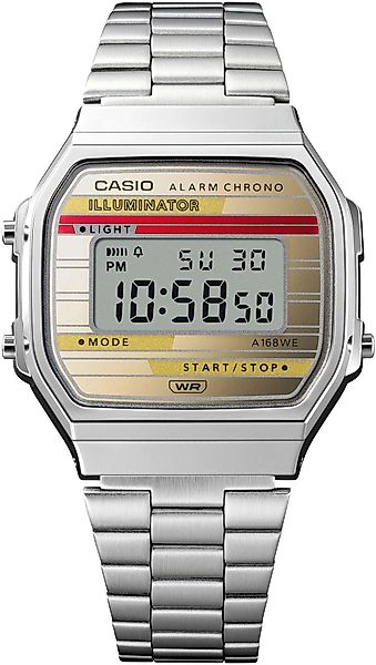 CASIO VINTAGE Chronograph A168WEHA-9AEF, Quarzuhr, Armbanduhr,Damenuhr, günstig online kaufen