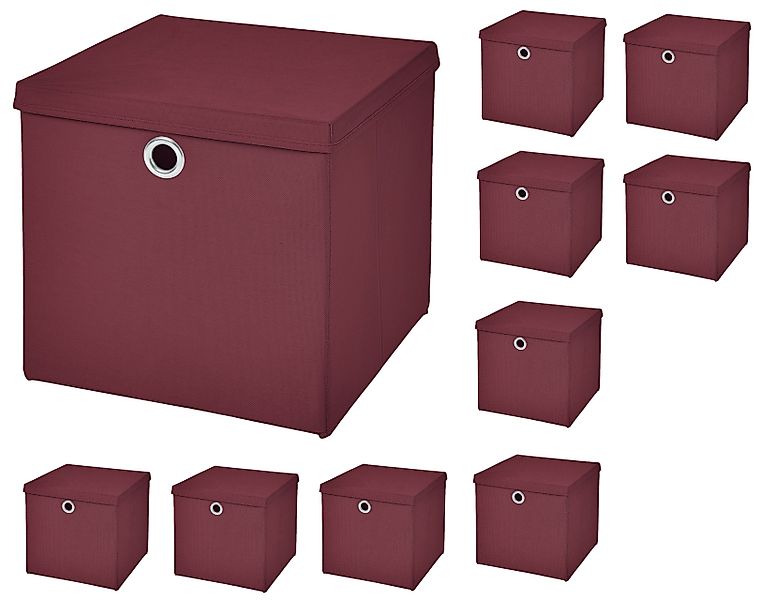 StickandShine Aufbewahrungsbox 10 Stück Faltboxen 28 günstig online kaufen