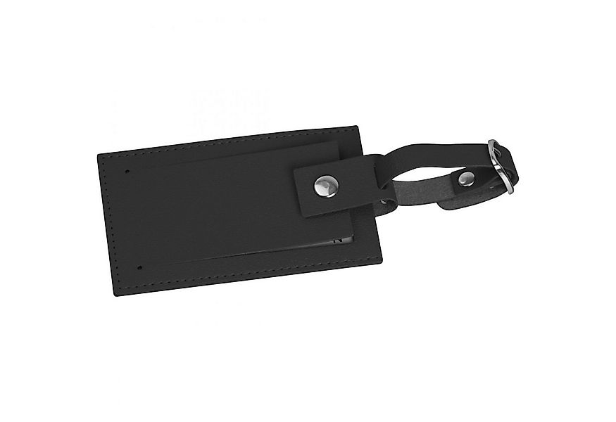 Macma Koffer Kofferanhänger aus Kunstleder / Farbe: schwarz günstig online kaufen