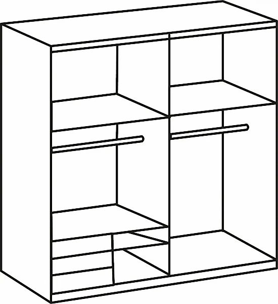 Wimex Schwebetürenschrank "Level by fresh to go", jeweils mit einer Spiegel günstig online kaufen