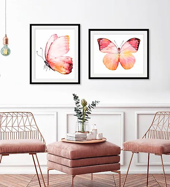 queence Bild »Cooper« Insekten   Kunst   Schmetterlinge 1 Stk. tlg. HD Prem günstig online kaufen