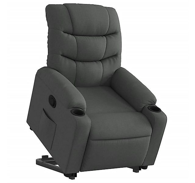 vidaXL Sessel Relaxsessel mit Aufstehhilfe Dunkelgrau Stoff (1-St) günstig online kaufen