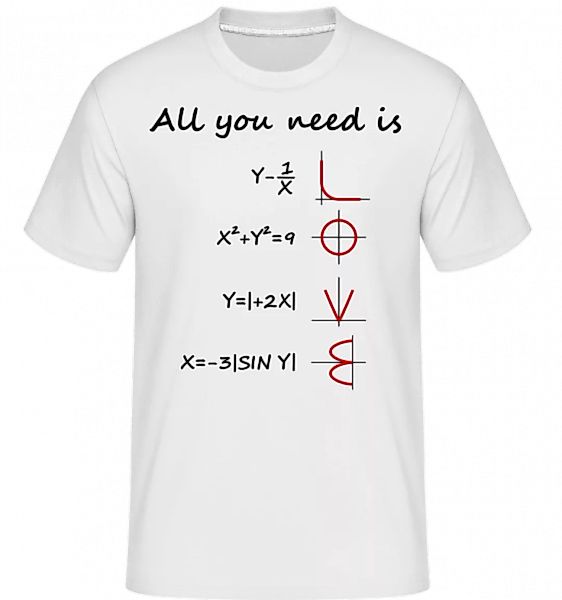 All You Need Is Love · Shirtinator Männer T-Shirt günstig online kaufen